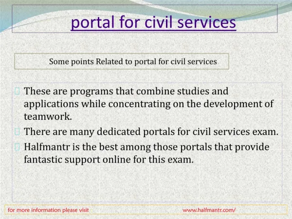 India's leading portal about civil services exam