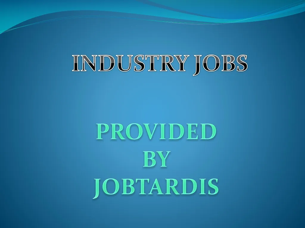 industry jobs