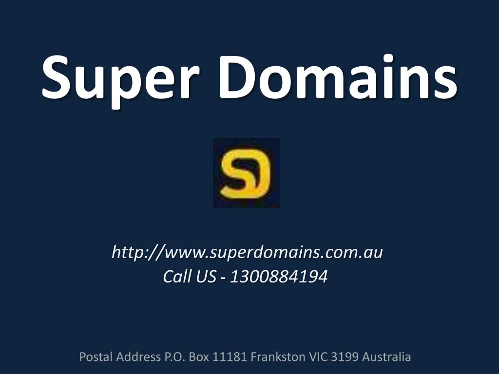 super domains