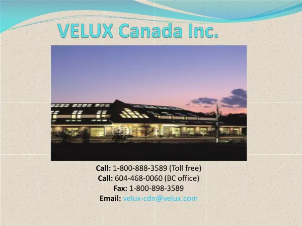 Residential and Commercial Skylight Provider Canada