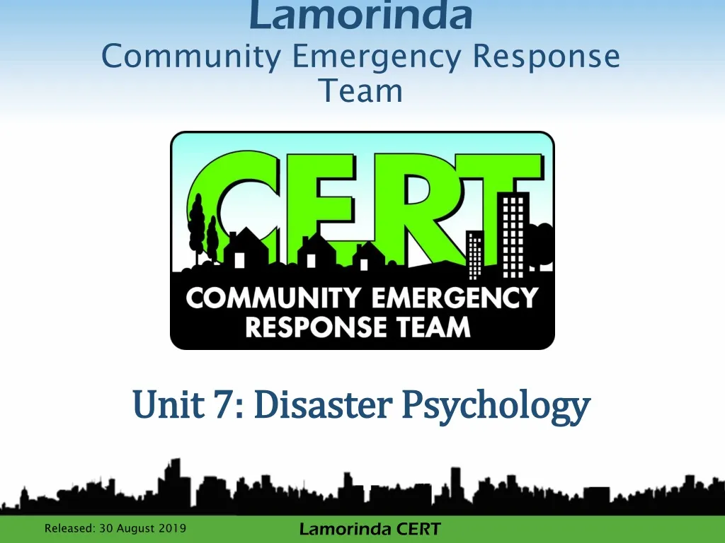 lamorinda community emergency response team