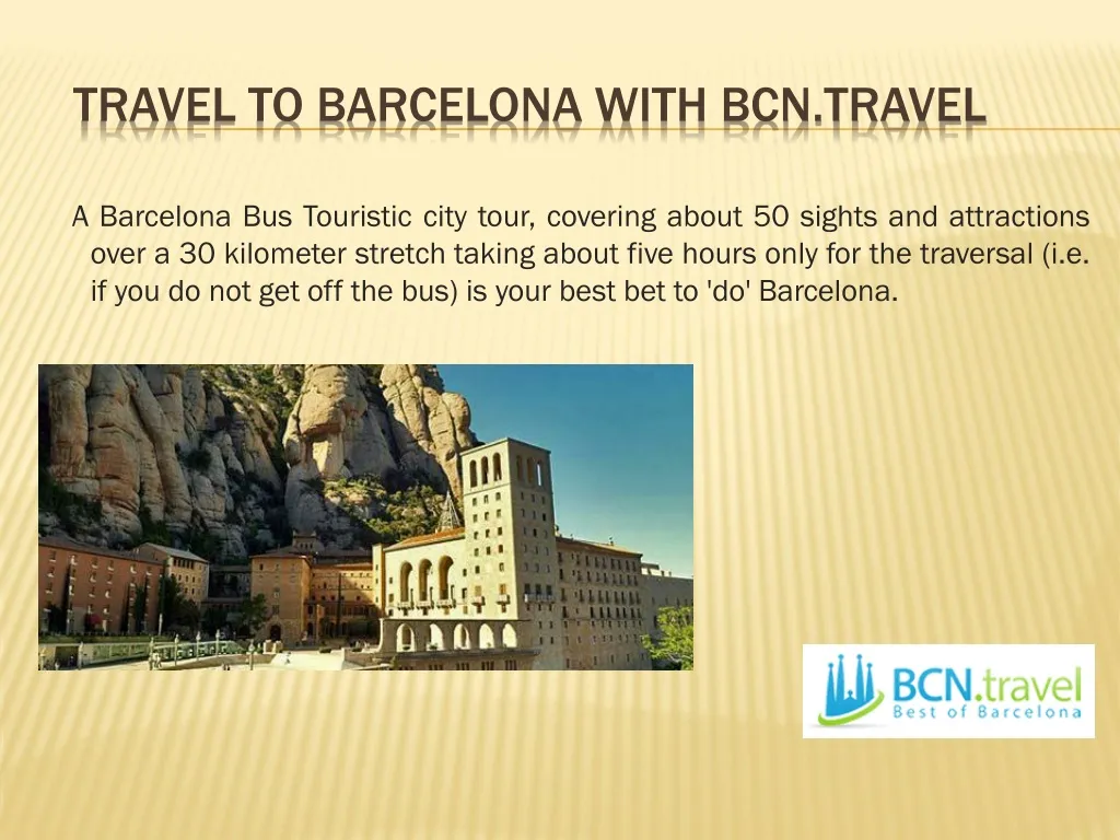 travel to barcelona with bcn travel