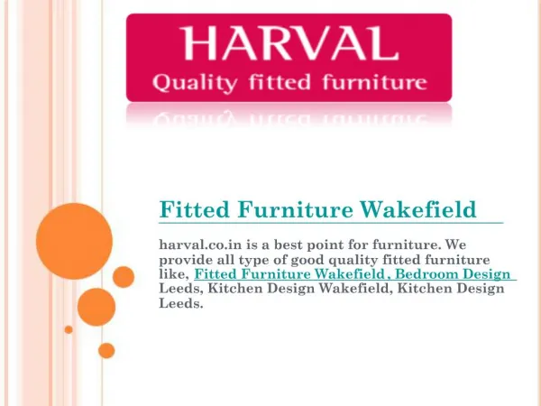 Best Harvel Quality Fitted Furniture in UK