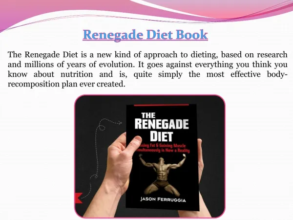 Renegade Diet Plan
