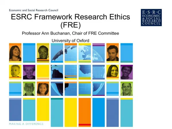 esrc framework research ethics fre
