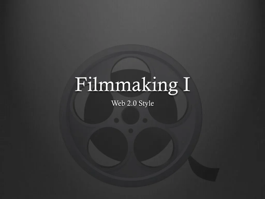 filmmaking i