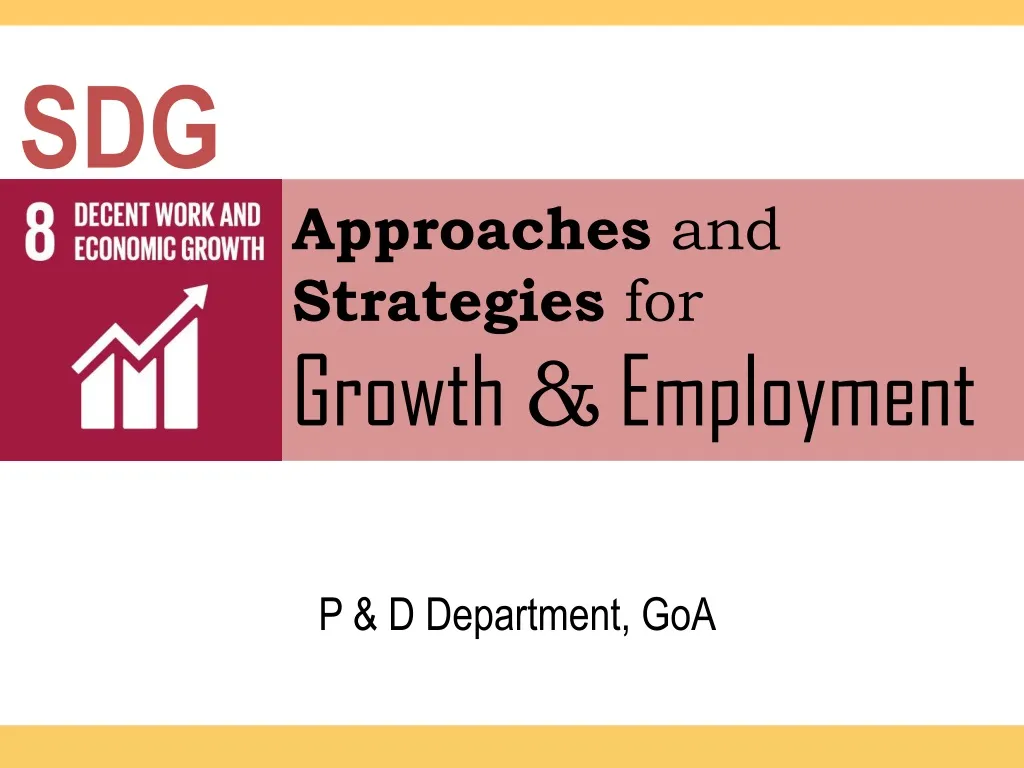 approaches and strategies for growth employment