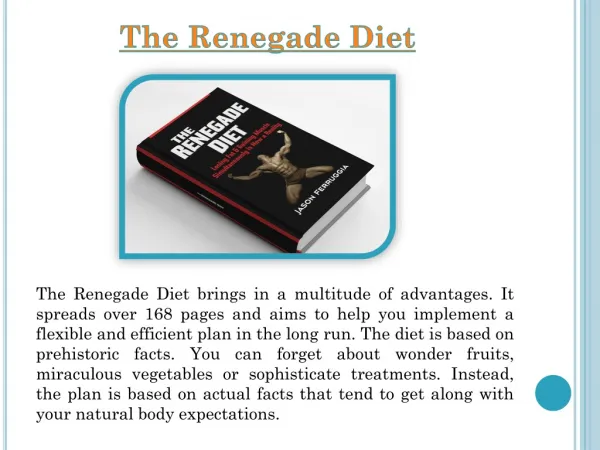 Jason Ferruggia Renegade Diet