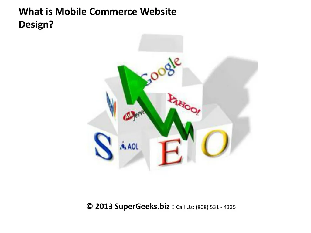 what is mobile commerce website design