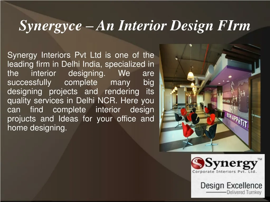 synergyce an interior design firm