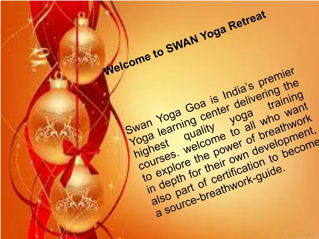 welcome to swan yoga retreat swan yoga