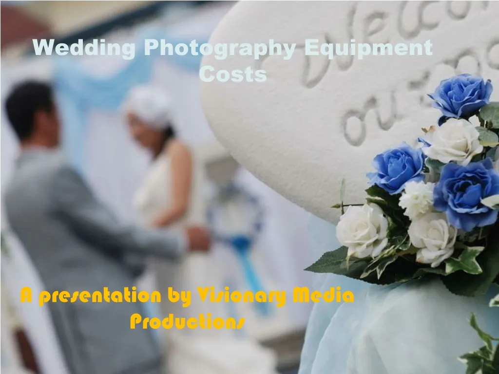 wedding photography equipment costs