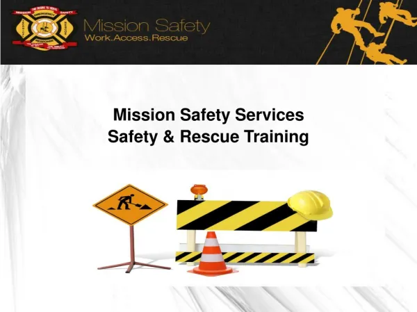 MissionSafety - Safety and Rescue Training