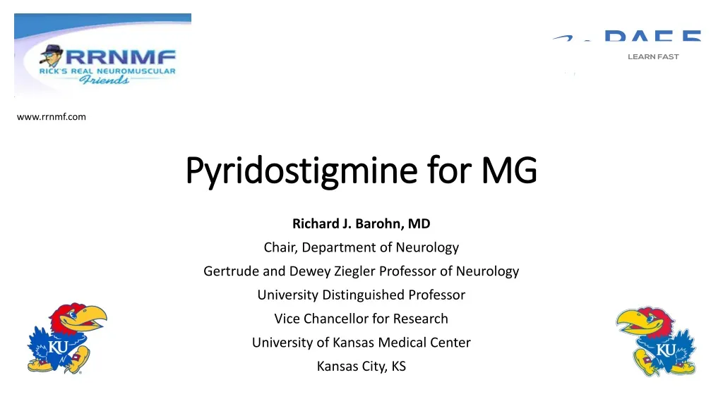 pyridostigmine for mg