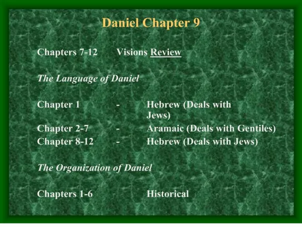 daniel chapter 9