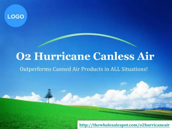 Buy the O2 Hurricane Canless Air System