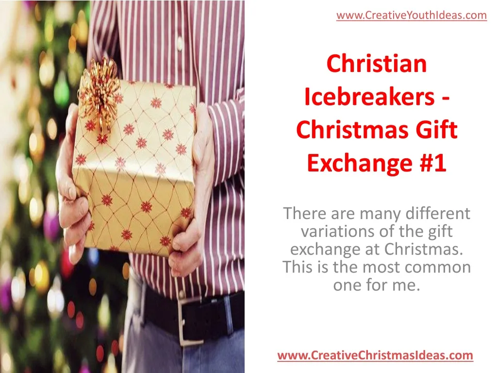 christian icebreakers christmas gift exchange 1