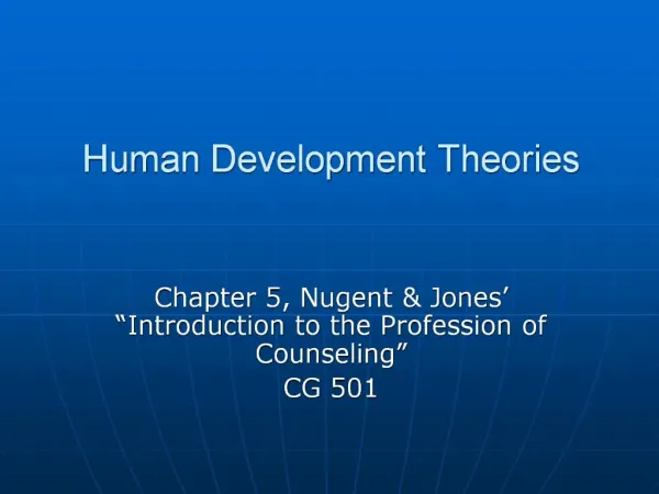 Human Development Theories