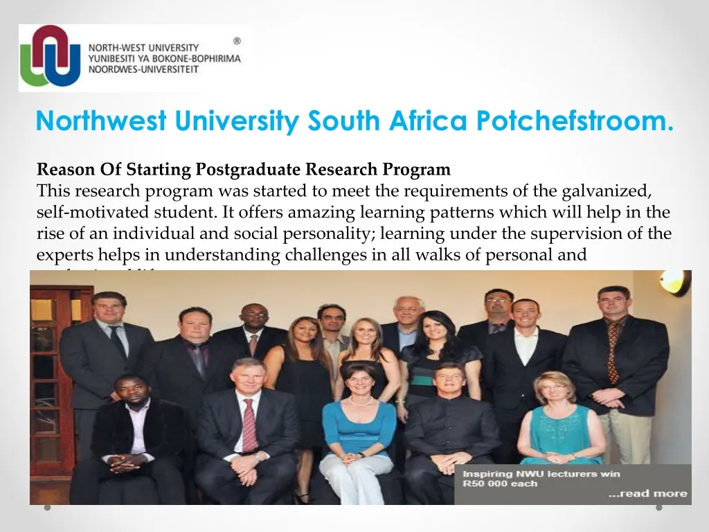 northwest university south africa potchefstroom