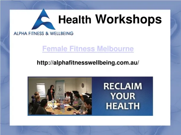 Health Workshops in Melbourne