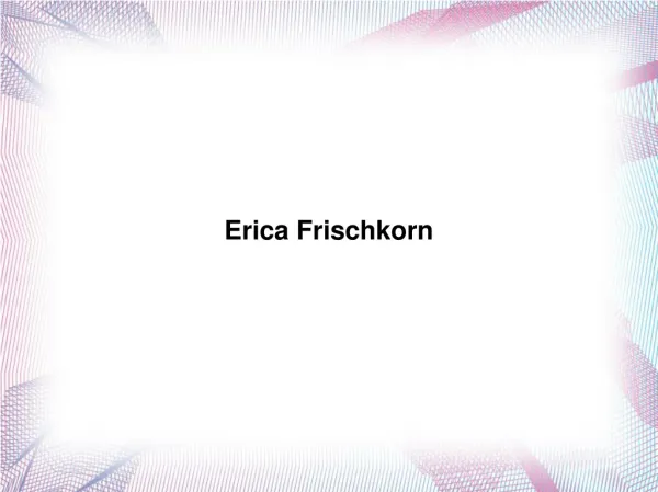 Erica Frischkorn