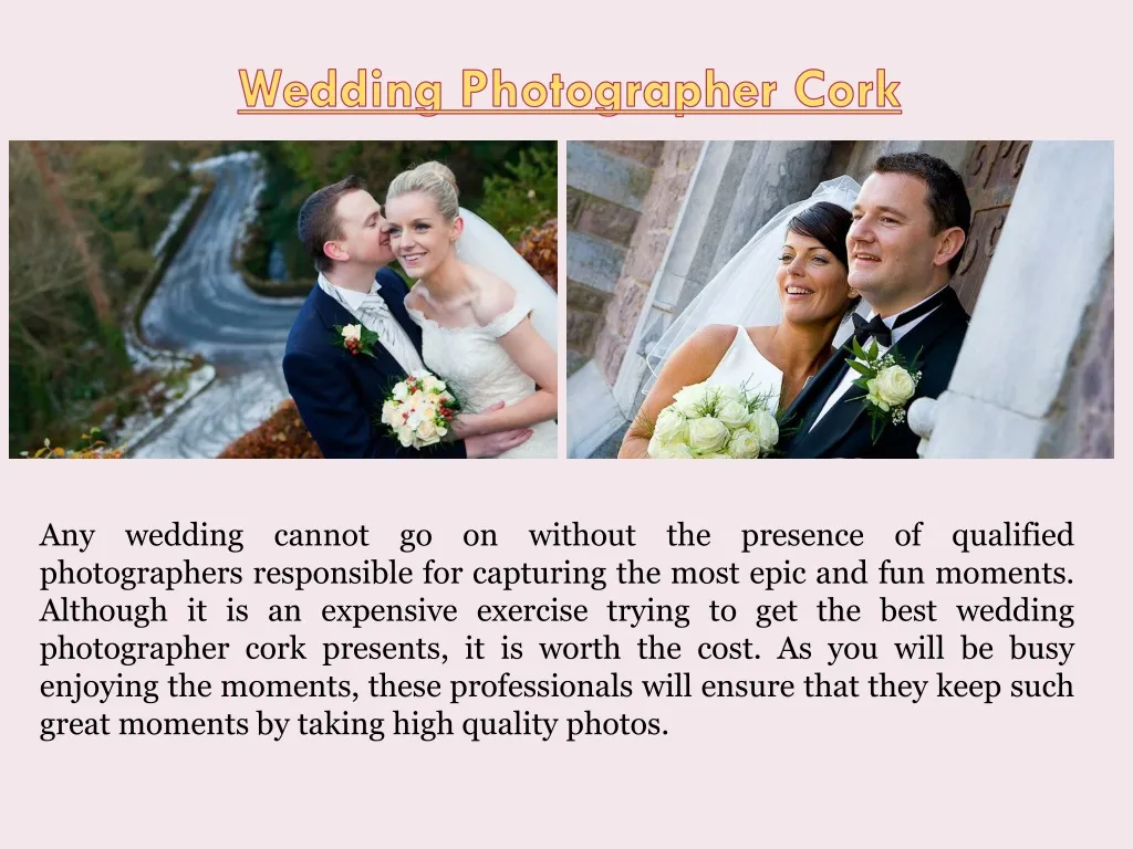 wedding photographer cork