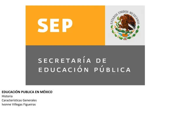 Educación Pública en México