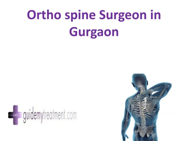 ortho spine Surgeon in Gurgaon