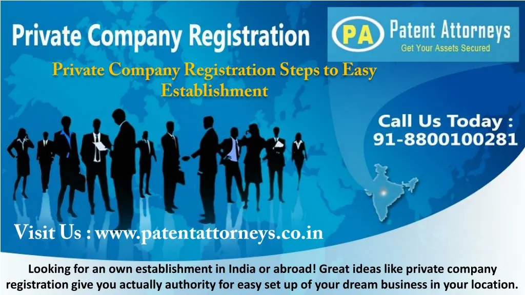 private company registration steps to easy