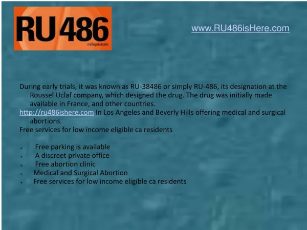 Medical Abortion Non-Surgical los angeles