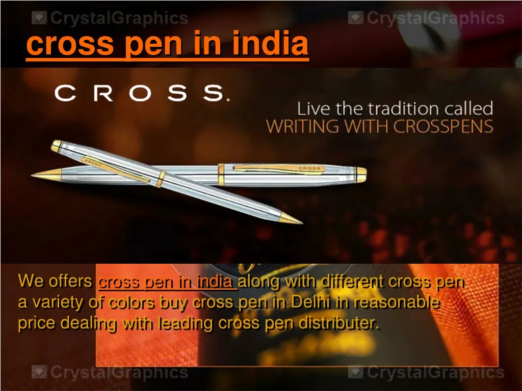 cross pen in india
