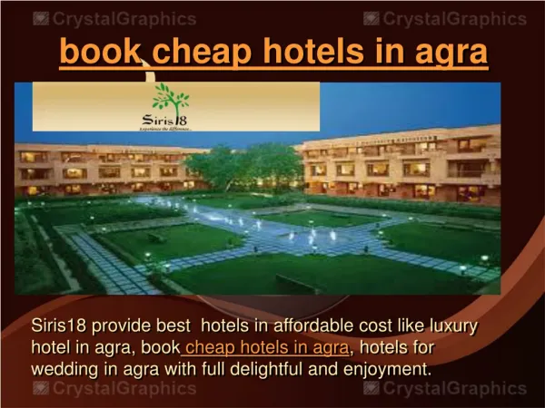 book cheap hotels in agra