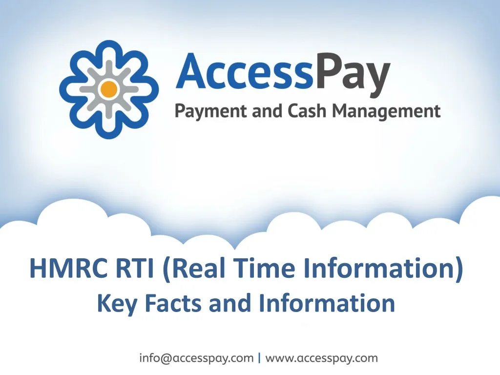 hmrc rti real time information key facts