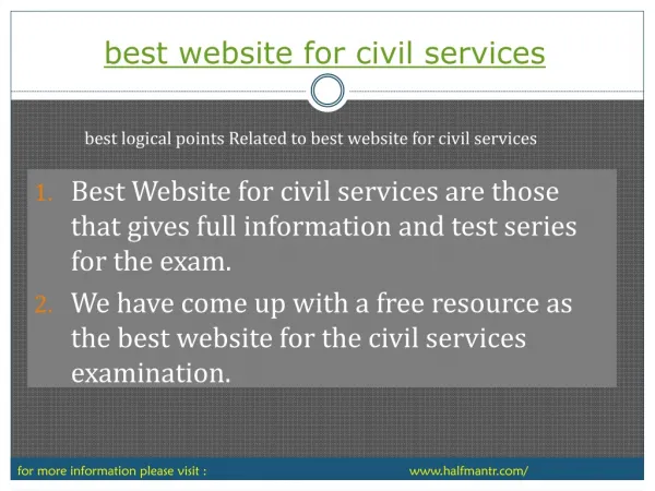 The exhaustive knowledge guide about best website for civil