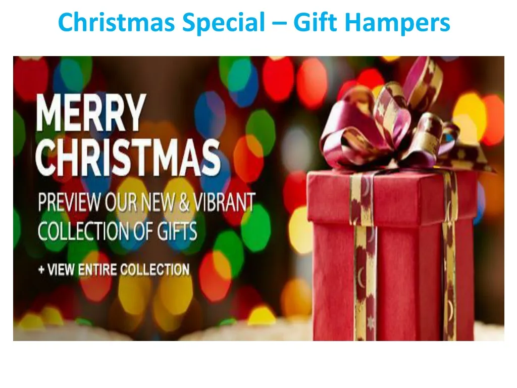 christmas special gift hampers
