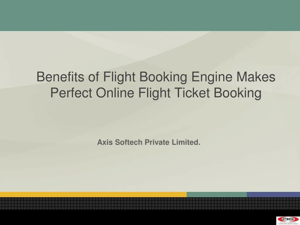 benefits of flight booking engine makes perfect online flight ticket booking