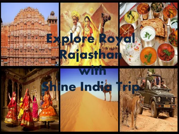 Rajasthan Tour Packages with Shine India Trip