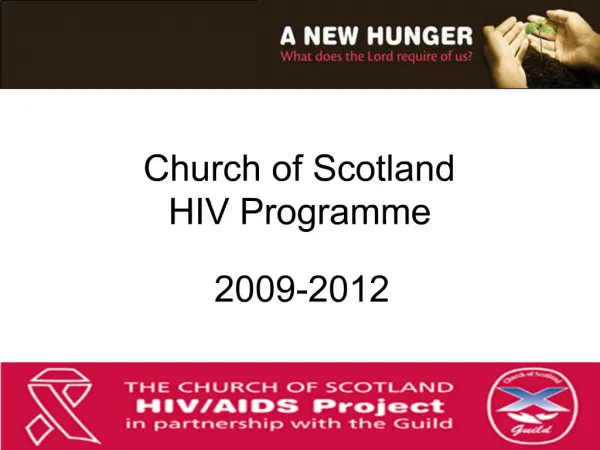Church of Scotland HIV Programme