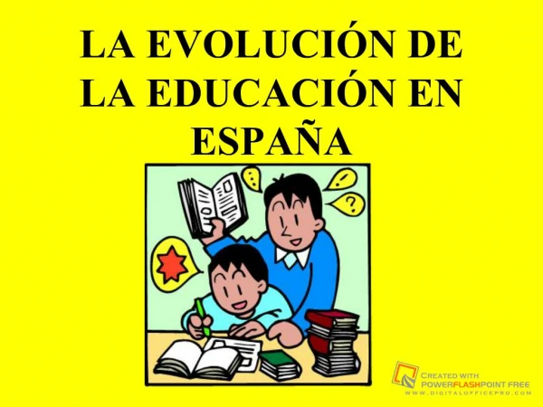 La evolucion de la educacion