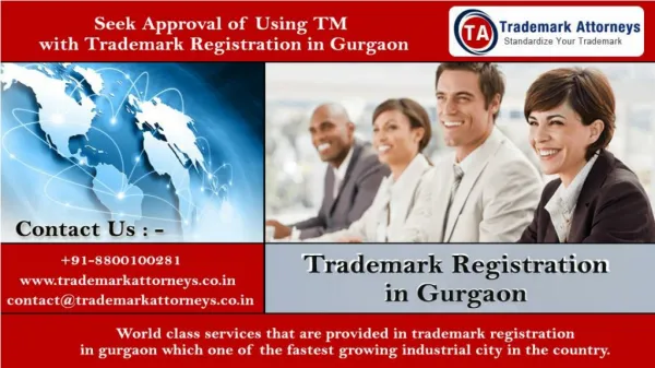 Trademark Registration in Gurgaon