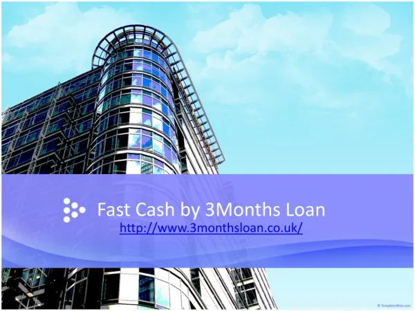 3 Months Loan Lenders in UK