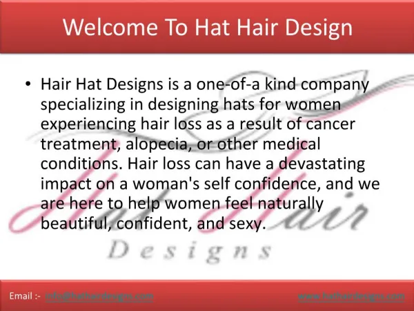 Welcome To Hat Hair Design