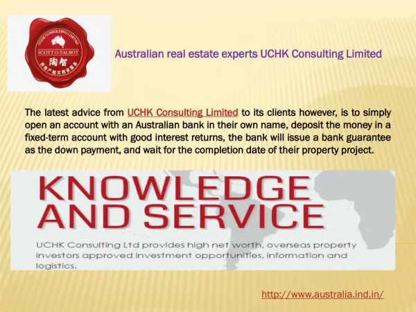 Australian real estate experts UCHK Consulting Limited