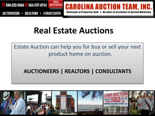 Real Estate Auctions