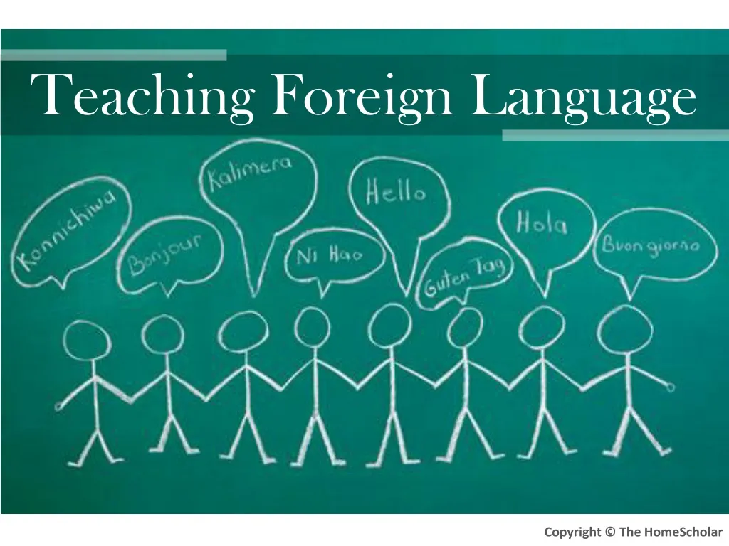 teaching foreign language
