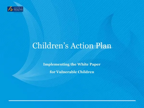 Children s Action Plan