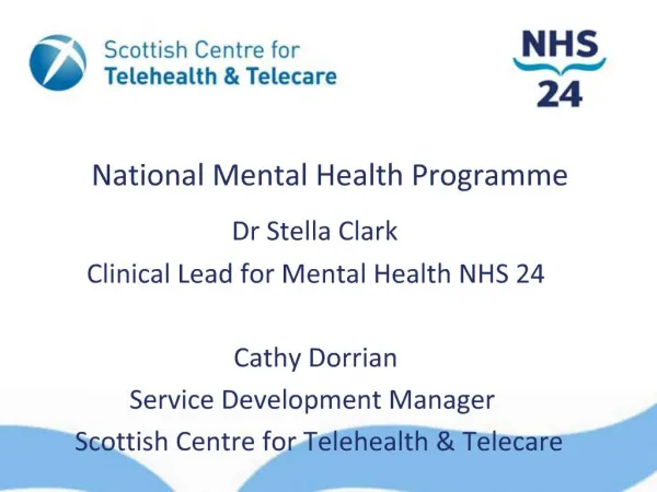 National Mental Health Programme