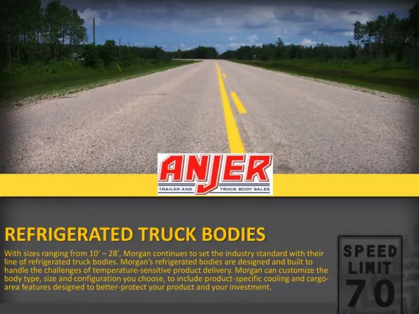 Dry Freight Refrigerated Truck Bodies
