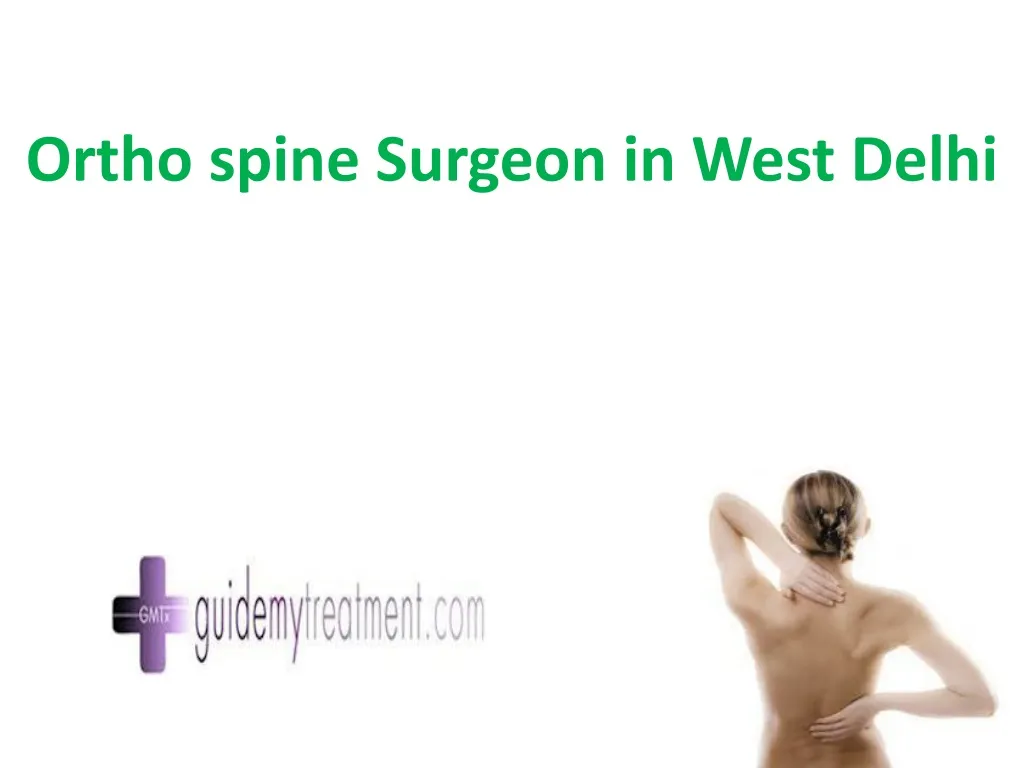 ortho spine surgeon in west delhi