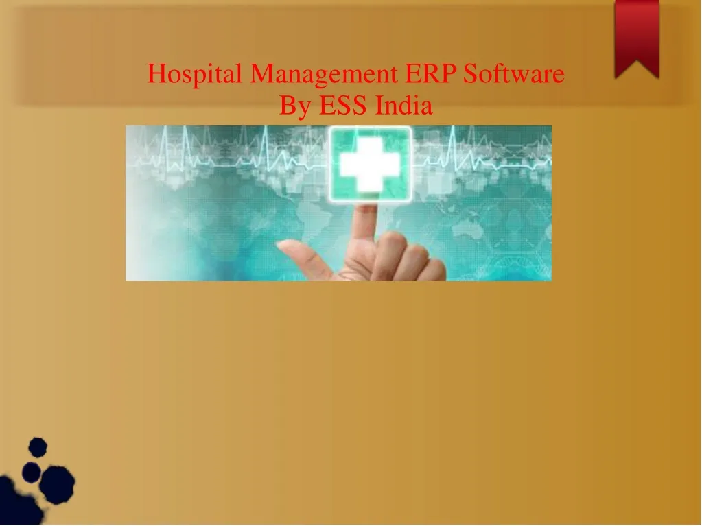 hospital management erp software by ess india